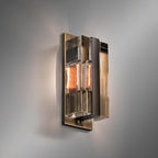 Yagern Crystal Brass Wall Sconce (Small)-konalight