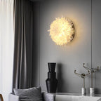 Romantic Crystal Sunflower Wall Sconce