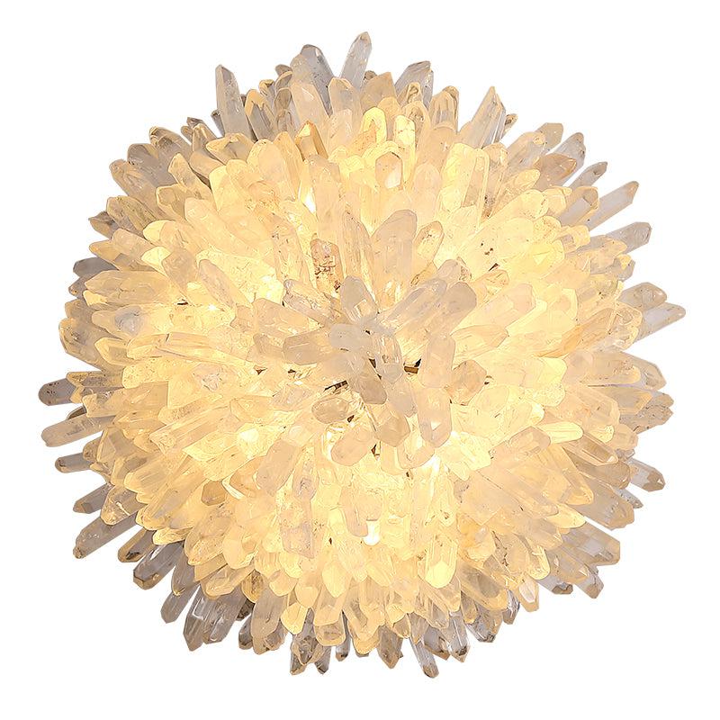 Romantic Crystal Sunflower Wall Sconce