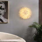 Romantic Crystal Sunflower Wall Sconce